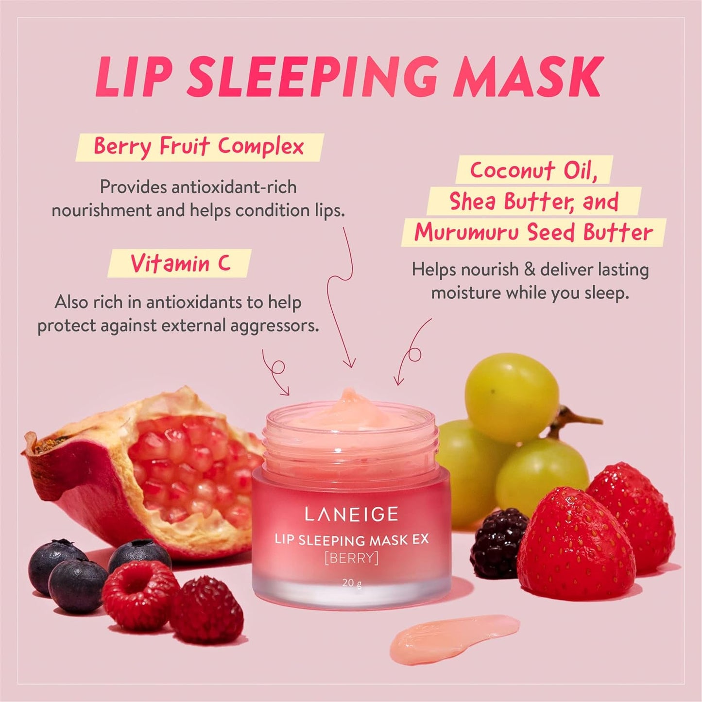 LANEIGE-LIP SLEEPING MASK (BERRY)