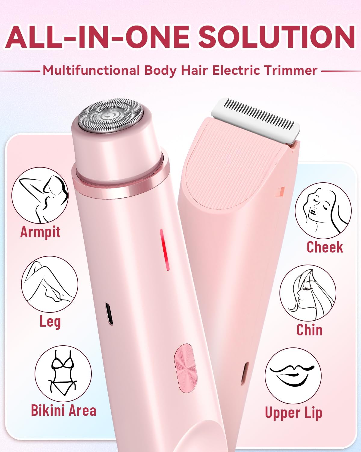 SmoothSilk™ Flawless Hair Remover – Face, Body & Bikini Care