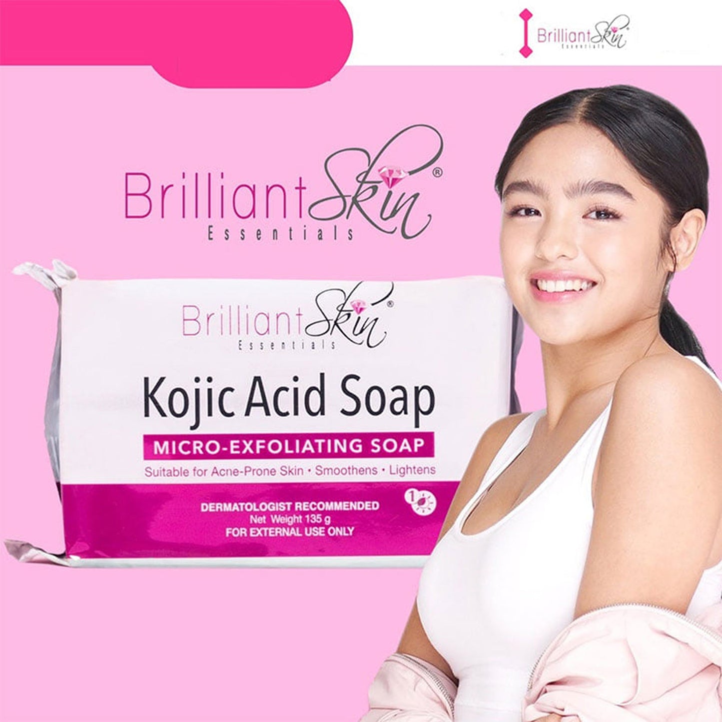Brilliant Skin Essentials Kojic Acid Soap 135g