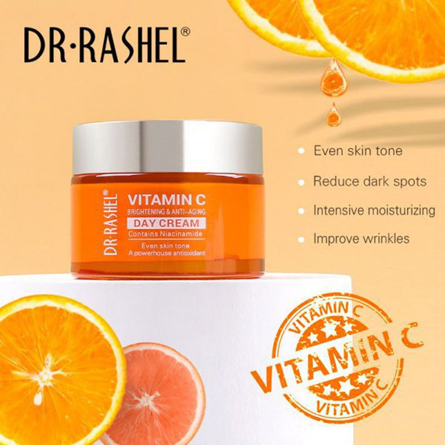 Dr-Rashel Vitamin C Anti-Aging and Brightening Day Cream