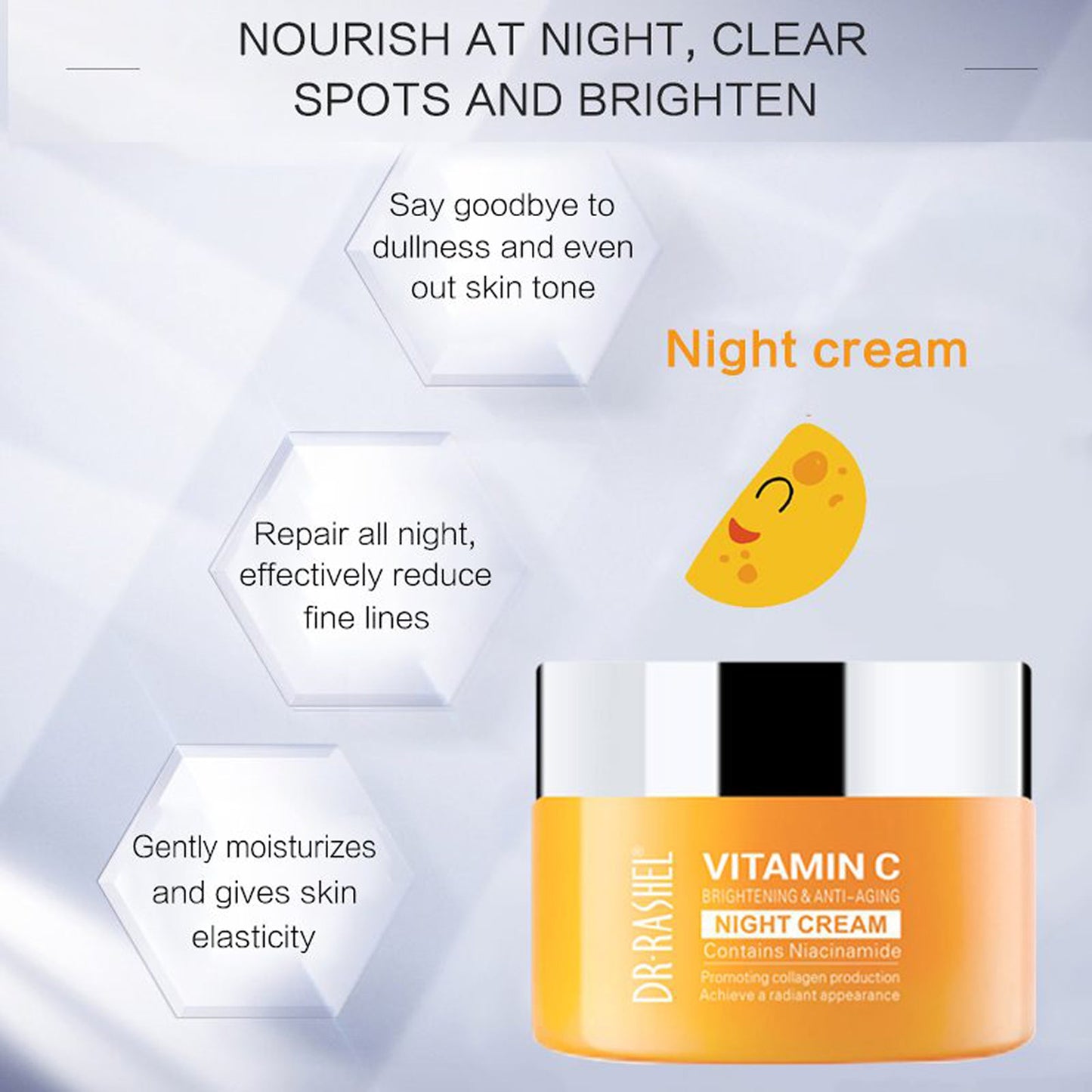 Dr-Rashel Vitamin C Anti-Aging and Brightening Night Cream
