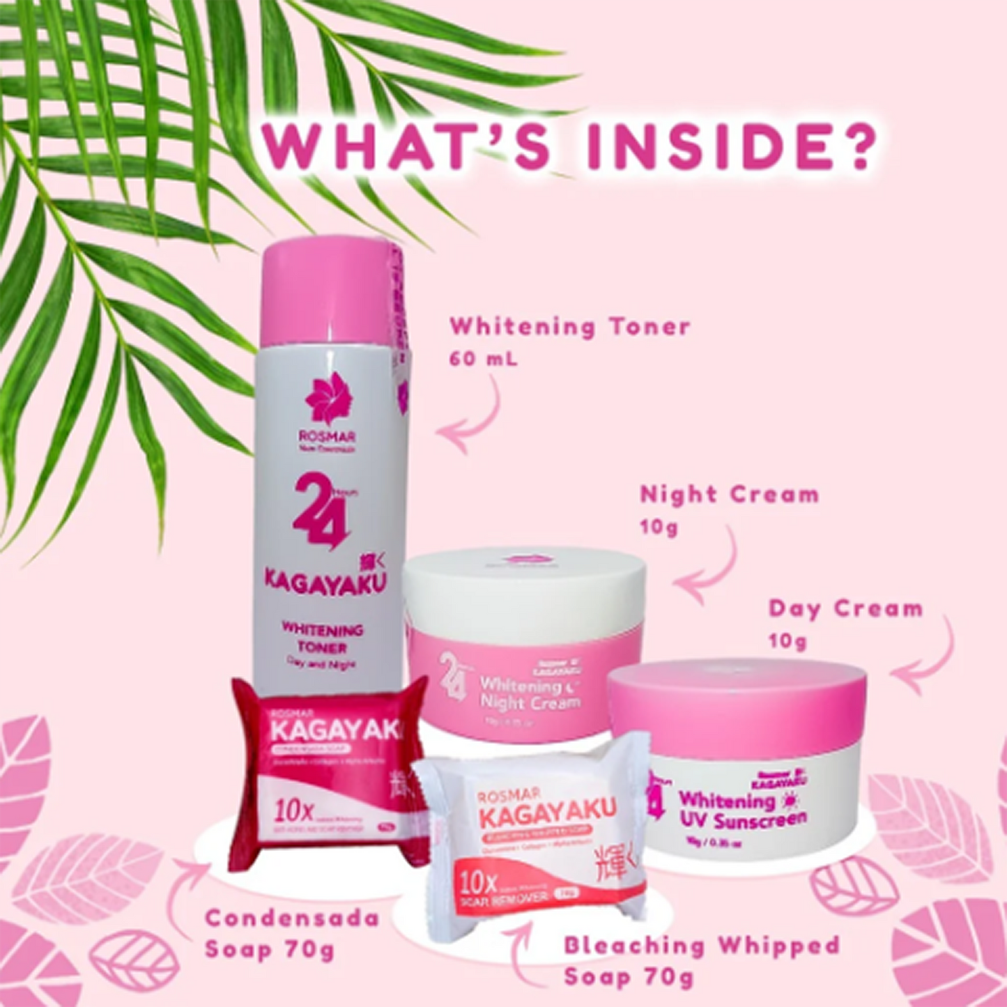 ROSMAR Kagayaku Whitening Facial Set