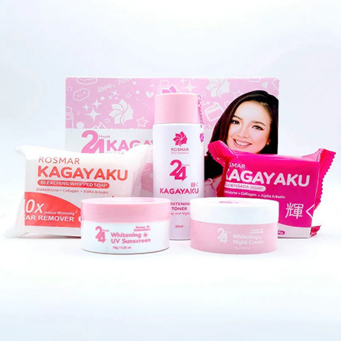 ROSMAR Kagayaku Whitening Facial Set