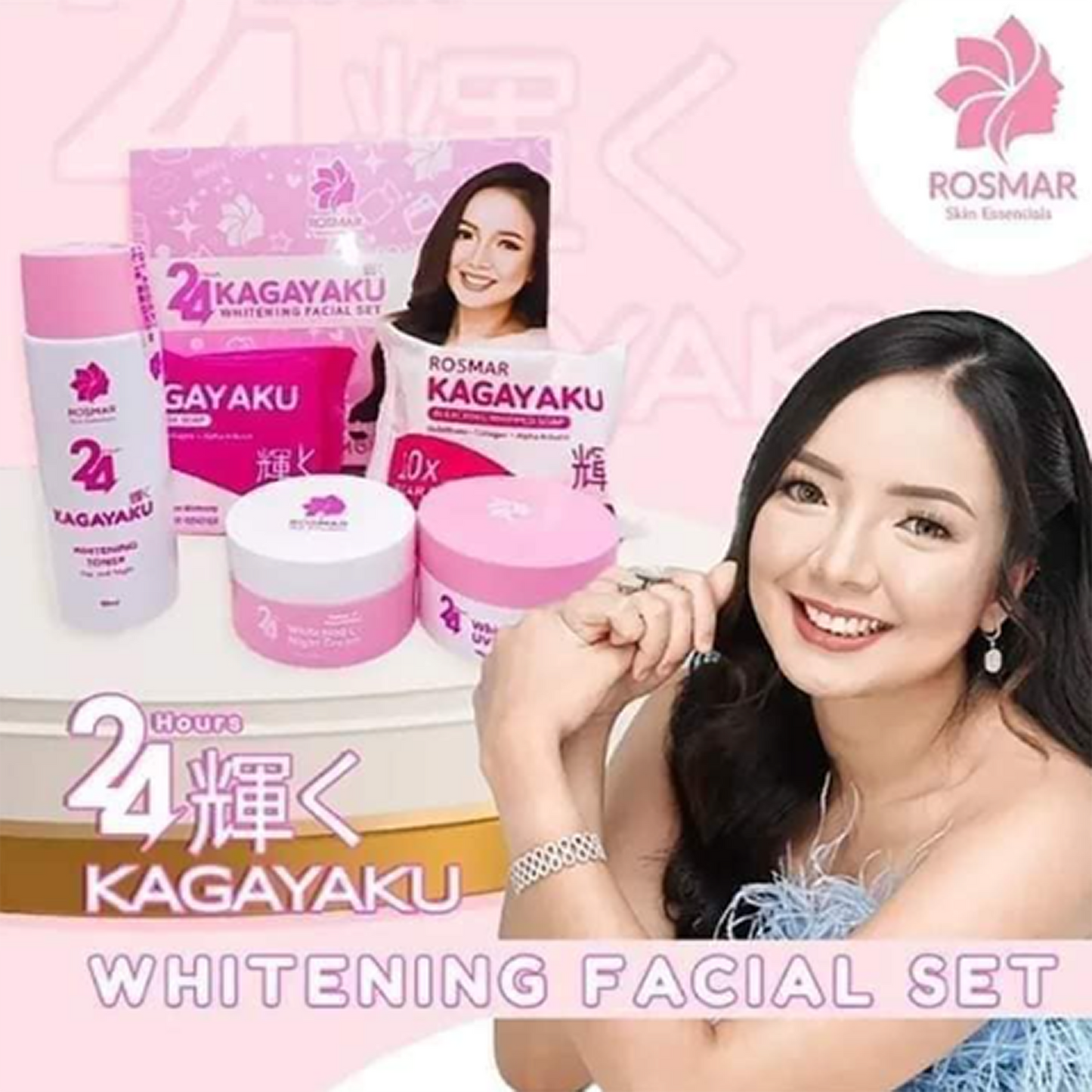 ROSMAR Kagayaku Whitening Facial Set