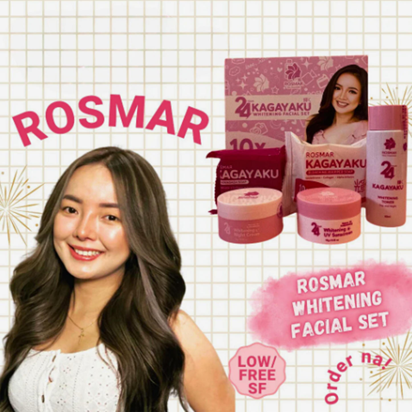 ROSMAR Kagayaku Whitening Facial Set