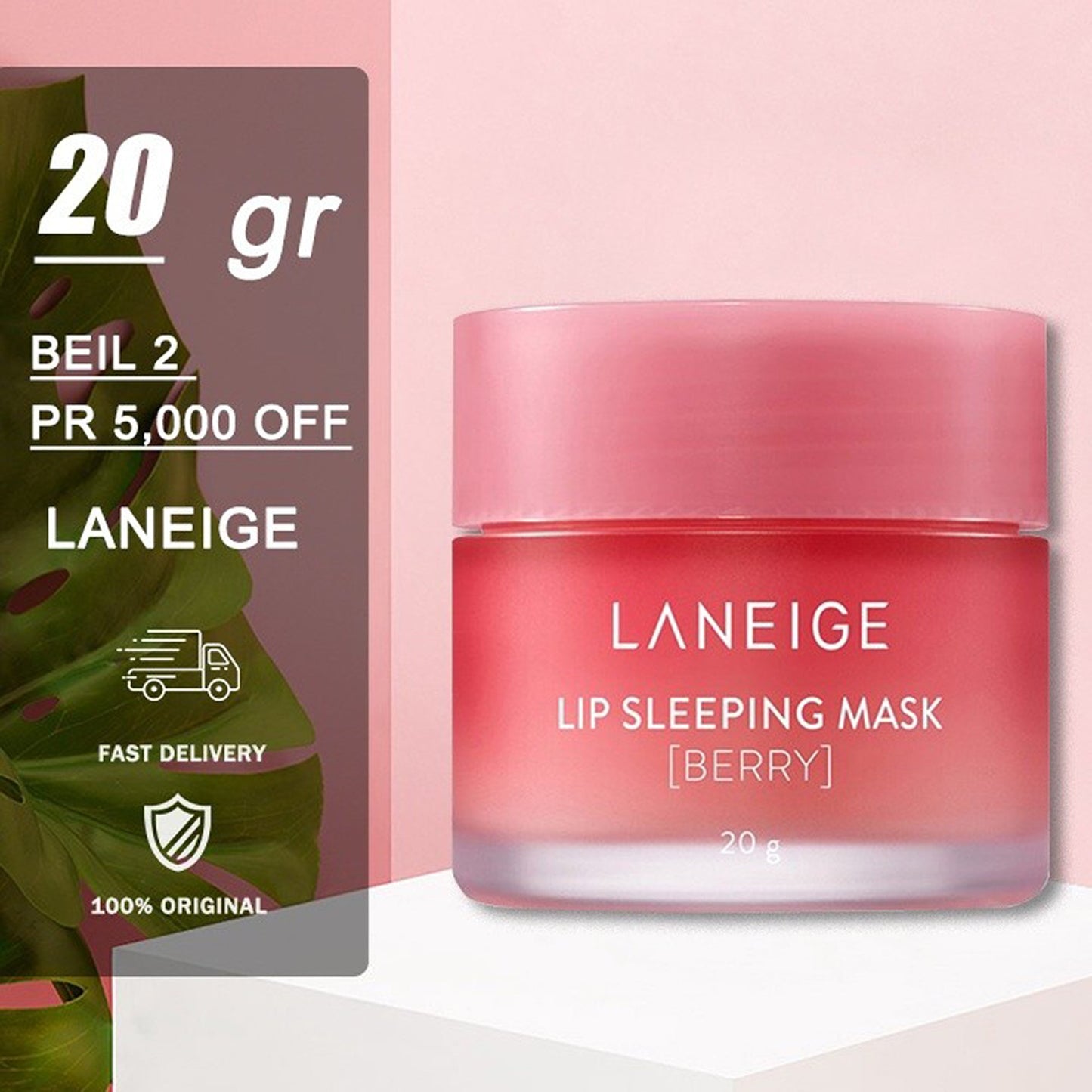 LANEIGE-LIP SLEEPING MASK (BERRY)