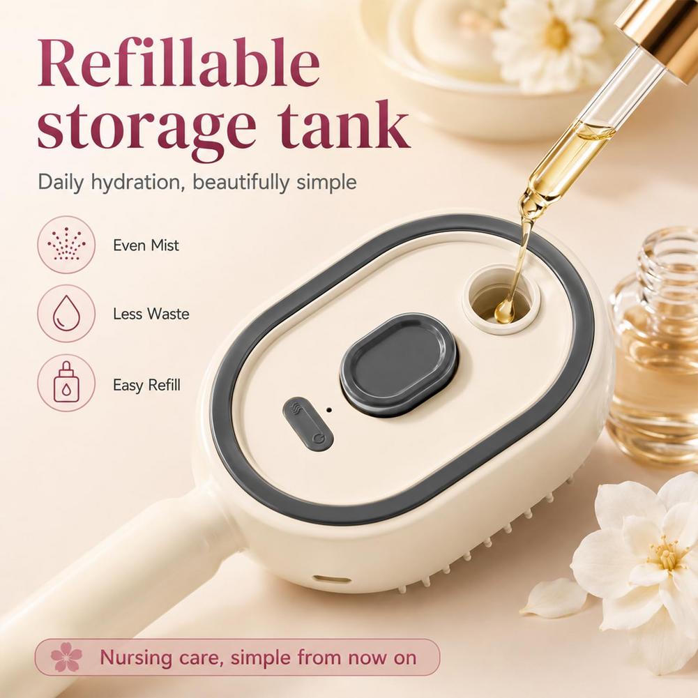 3 in 1 Self Cleaning Steam Essential Oil Brush Electric