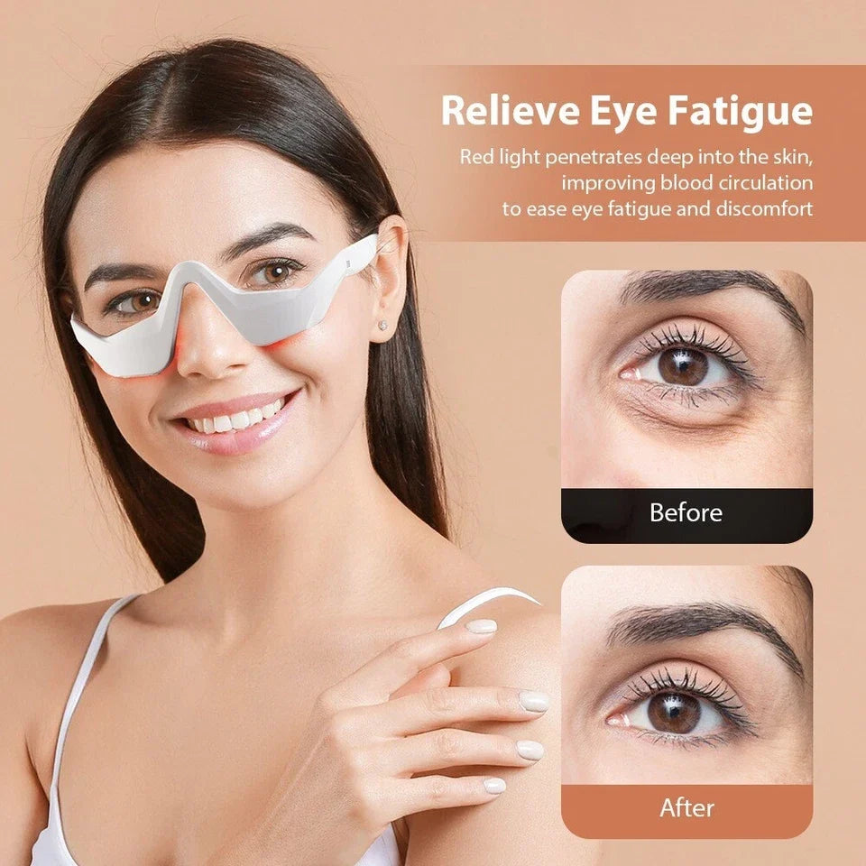 Red Light Therapy Glasses Eye Massager